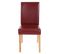 Lot De 2 Chaises De Séjour Littau ~ Simili-cuir, Brun Rouge, Pieds Clairs