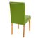 Lot De 4 Chaises De Séjour Littau ~ Simili-cuir, Vert, Pieds Clairs