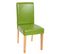 Lot De 4 Chaises De Séjour Littau ~ Simili-cuir, Vert, Pieds Clairs