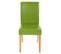 Lot De 4 Chaises De Séjour Littau ~ Simili-cuir, Vert, Pieds Clairs