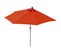 Demi-parasol Aluminium Parla, Ip 50+, 260cm ~ Terracotta Sans Pied