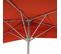 Demi-parasol Aluminium Balcon Ou Terrasse, Ip 50+, 285cm ~ Terracotta Sans Pied