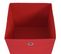 Box Pliable T362, Box De Rangement, Tissu 28x28x28cm ~ Rouge