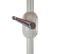 Demi-parasol Aluminium Parla, Ip 50+, 300cm ~ Terracotta Avec Pied