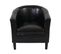 Fauteuil Newport T379, Fauteuil De Salon / Club, Similicuir ~ Noir