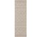 Tapis De Couloir Extérieur et Intérieur Metro Crème/beige 80x240 Cm