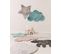 Tapis Enfant Dave Gris 100x100 Cm