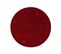 Tapis En Laine Rond Jamal Rouge  160 Cm Rond