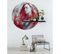 Poster Autocollant Forme Ronde Avengers Captain Marvel Peinture - Carol Danvers Brie Larson - 125 Cm