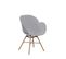 Lot De 2 Chaises Design "amalia" 83cm Gris