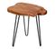 Table D'appoint En Bois "woody 110" 52cm Naturel