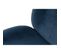 Lot De 2 Chaises Design "charlize" 90cm Bleu et Or