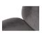 Lot De 2 Chaises Design "charlize" 90cm Gris et Or