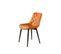 Lot De 2 Chaises Design "cecil" 81cm Orange