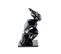 Statue Design "sculpture Kenya" 47cm Noir