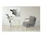 Table D'appoint Design "lucilla" 60cm Blanc et Or