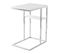 Table D'appoint Design "lucilla" 60cm Blanc et Argent