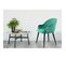 Lot De 2 Chaises En Velours "joris" 77cm Vert