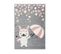 Tapis De Chambre Enfant Lapin "clermont" Rose 80 X 150 Cm