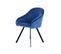 Lot De 2 Chaises En Velours "jodie" 86cm Bleu