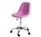 Fauteuil De Bureau Lier, Chaise Pitovante, Siège Baquet, Similicuir ~ Rose