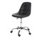 Fauteuil De Bureau Lier, Chaise Pitovante, Siège Baquet, Similicuir ~ Noir