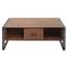 Table Basse Hwc-a27b 150x60x45 cm Mvg-certifié Métal Aspect Chêne Sauvage