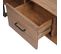 Table Basse Hwc-a27b 150x60x45 cm Mvg-certifié Métal Aspect Chêne Sauvage