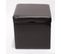 Pouf Cube, Box De Dépôt Onex, Avec Abattant, 45x44x44cm ~ Marron