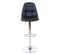 2x Tabouret De Bar Hwc-a67, Chaise Bar/comptoir ~ Noir, Similicuir