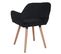 6x Chaise De Salle à Manger Altena Ii, Fauteuil ~ Tissu, Noir