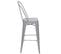 Tabouret De Bar Hwc-a73 Métal Design Industriel Gris