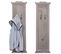 Lot De 2 Patères T33 109x28x4cm Gris-brun Shabby