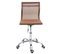 Chaise De Bureau Hwc-k53 Tissu Résille/textile Marron