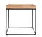 Table D'appoint Hwc-k71 Mvg-certifié Métal 60x60x60cm Couleur Naturelle