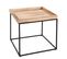 Table D'appoint Hwc-k71 Mvg-certifié Métal 60x60x60cm Couleur Naturelle