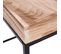 Table D'appoint Hwc-k71 Mvg-certifié Métal 60x60x60cm Couleur Naturelle