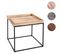 Table D'appoint Hwc-k71 Mvg-certifié Métal 60x60x60cm Couleur Naturelle