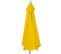 Parasol Semi-circulaire Parla Uv 50+ Polyester/alu 3kg 300cm Jaune Sans Support