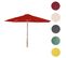 Parasol Florida Parasol De Marché Ø 3m Polyester Bois Rouge