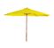 Parasol Florida Ø 3,5m Polyester/bois 7kg Jaune