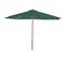 Parasol Florida Ø 3,5m Polyester/bois 7kg Vert