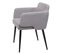 Chaise De Salle à Manger Hwc-l13 Tissu/textile Métal Gris