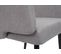 Chaise De Salle à Manger Hwc-l13 Tissu/textile Métal Gris