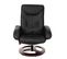 Fauteuil De Relaxation Oxford Similicuir Noir