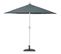 Parasol Parla En Alu, Hémicycle, Uv 50+ ~ 300cm Anthracite Avec Pied