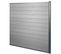 Wpc Pare-vue Sarthe, Abat-vent, Clôture, Aluminium Premium ~ Lot De 3, 5,6m, Gris