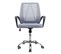 Chaise De Bureau Hwc-l44 Revêtement Filet Tissu/textile Gris