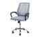 Chaise De Bureau Hwc-l44 Revêtement Filet Tissu/textile Gris
