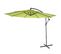 Parasol Déporté Semi-pro Acerra, 3m Inclinable ~ Vert Limon Sans Support